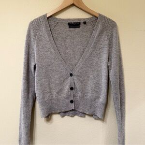 Brown Allen Wool and Cashmere Cardigan